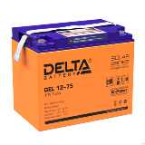 Аккумуляторная батарея Delta GEL12-75